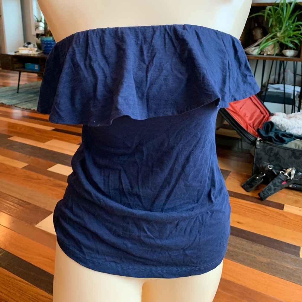 Navy tube top lilly pulitzer
